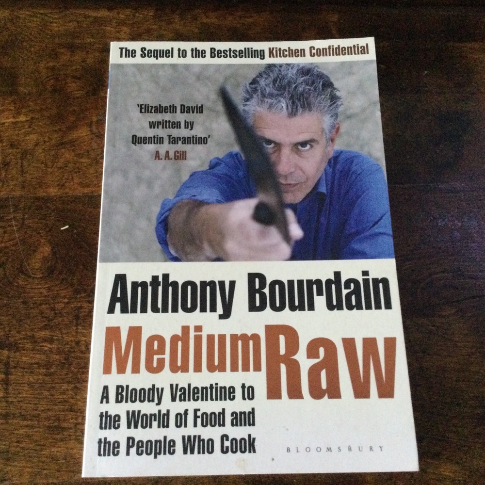 Anthony Bourdain Medium Raw Book Rare UK Printing